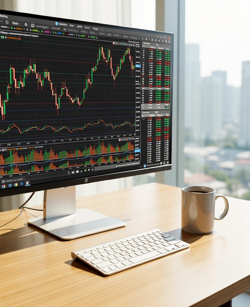 Ruang kerja analisis profesional